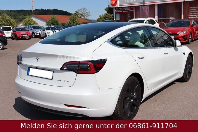 Occasion Tesla Model 3 Long Range AWD 366 kW (498 ch) 2019 Blanc Berline
