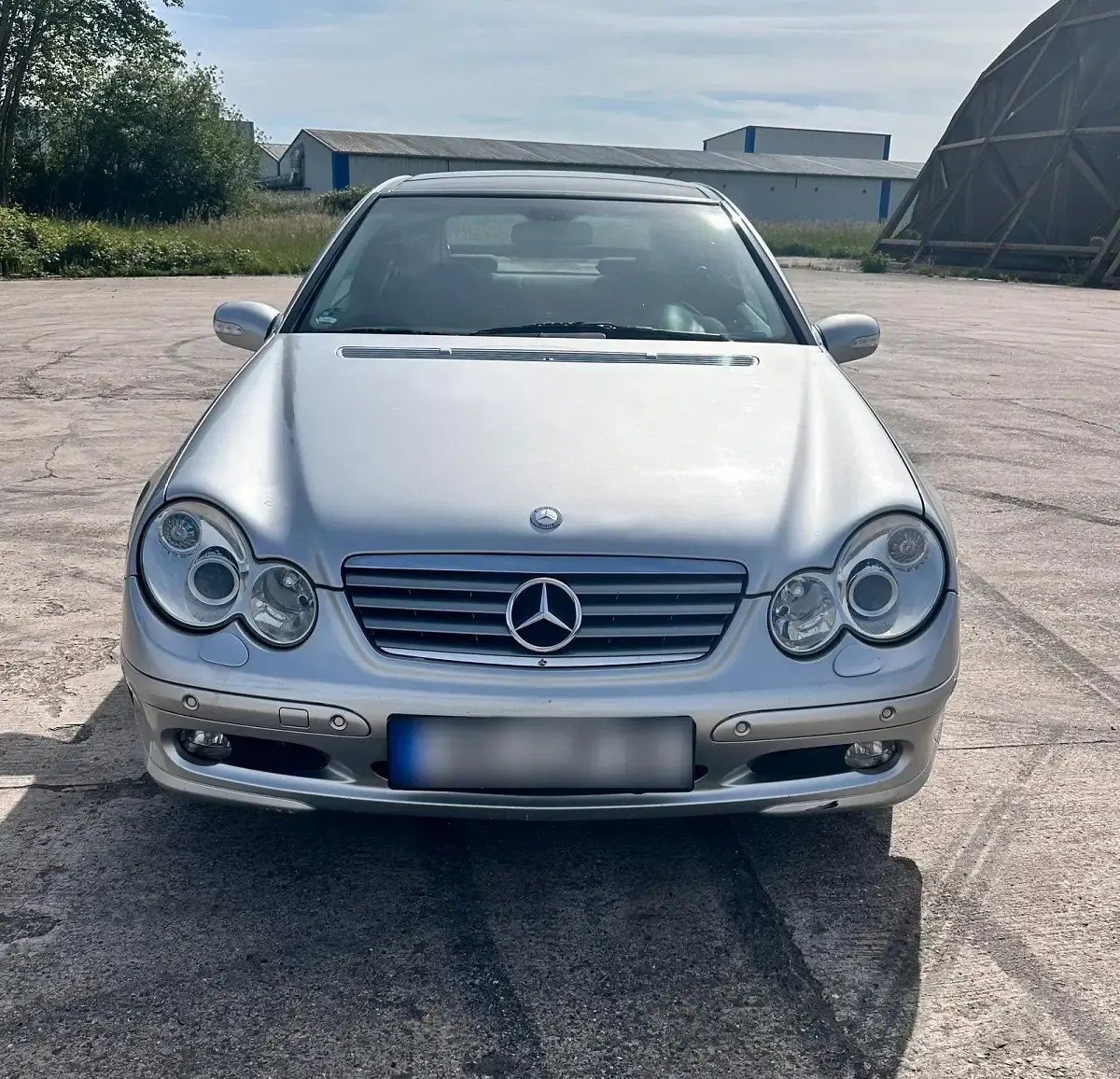 Gebraucht Mercedes C180 143 PS (105 kW) 2003 Silber Coupé