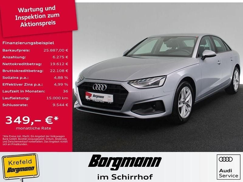 Silber / florettsilber Gebraucht 2021 Audi A4 Sport Limousine | 25.887 € (Fairer Preis) - Bild 1/4