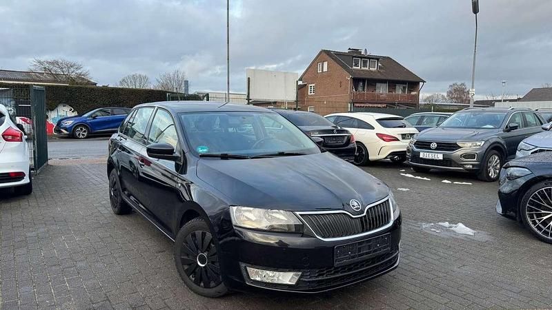 Gebraucht Skoda Rapid Ambition 90 PS (66 kW) 2014 Schwarz (cerna magic/black magic) Kleinwagen