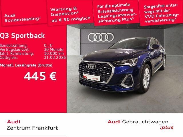 Navarrablau metallic Gebraucht 2025 Audi Q3 Sportback S-Line SUV | 42.170 € (Fairer Preis) - Bild 1/3