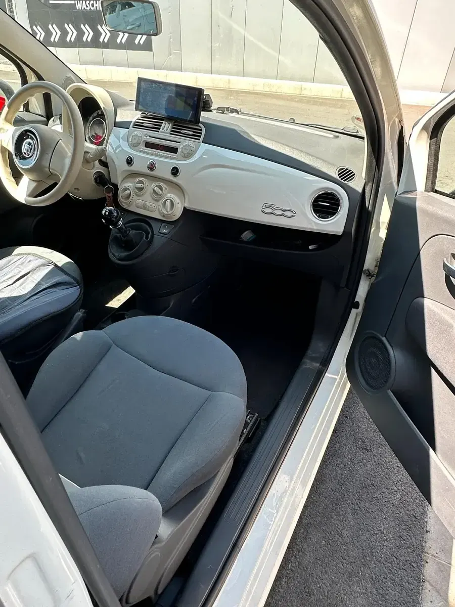 Gebraucht Fiat 500 69 PS (50 kW) 2009 Weiß Cabrio