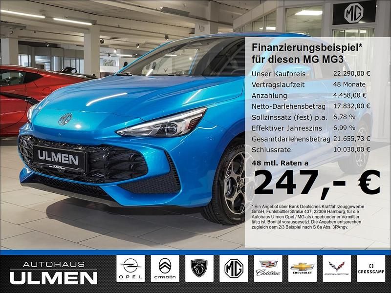 Blau Neu 2025 MG MG3 Luxury Kleinwagen | 21.790 € (Fairer Preis) - Bild 1/4