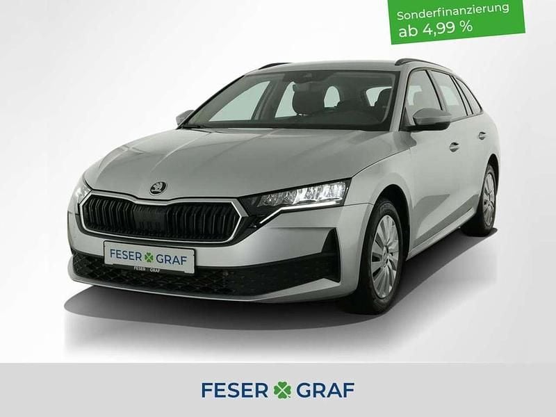 Brilliantsilber metallic Gebraucht 2025 Skoda Octavia Essence Kombi | 23.740 € (Superpreis) - Bild 1/4