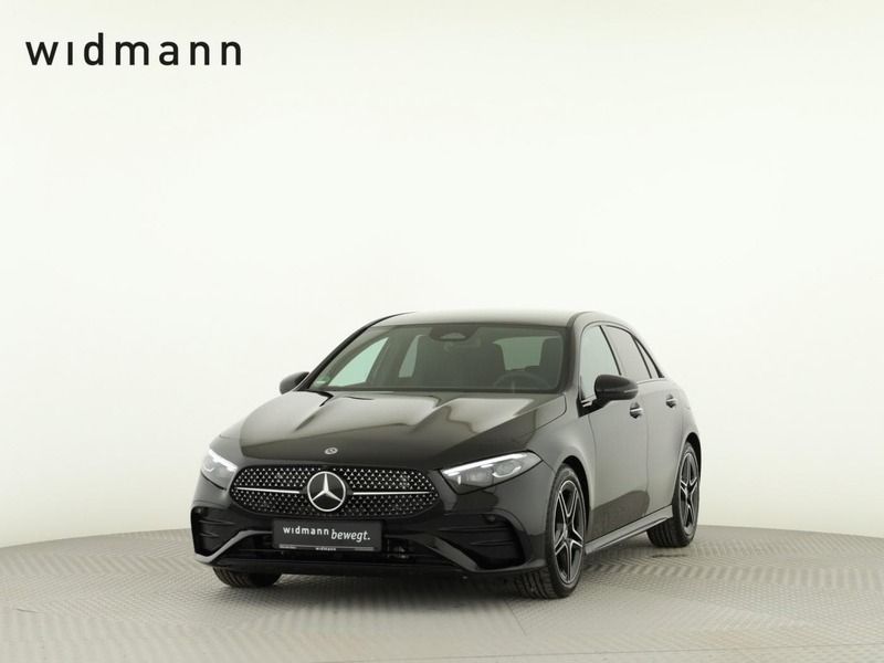 Nachtschwarz unilack Gebraucht 2025 Mercedes A200 AMG Limousine | 34.850 € (Fairer Preis) - Bild 1/4