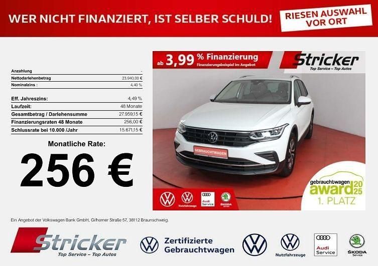 Gebraucht VW Tiguan Active 150 PS (110 kW) 2022 Weiß SUV