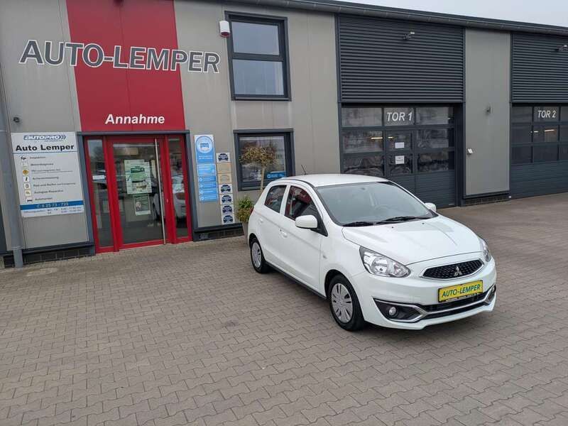 Islandweiss (s) Gebraucht 2019 Mitsubishi Space Star Basis Kleinwagen | 8.050 € (Fairer Preis) - Bild 1/4
