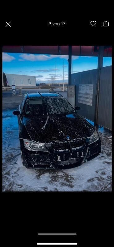 Schwarz Gebraucht 2008 BMW 320 M Sport Kombi | 2.500 € (Superpreis) - Bild 1/4