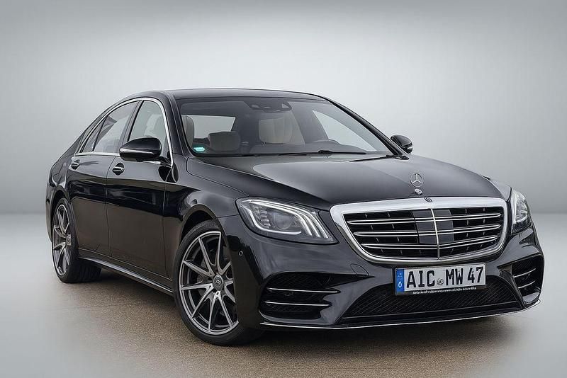 Schwarz Gebraucht 2017 Mercedes S450 Limousine | 39.999 € - Bild 1/4