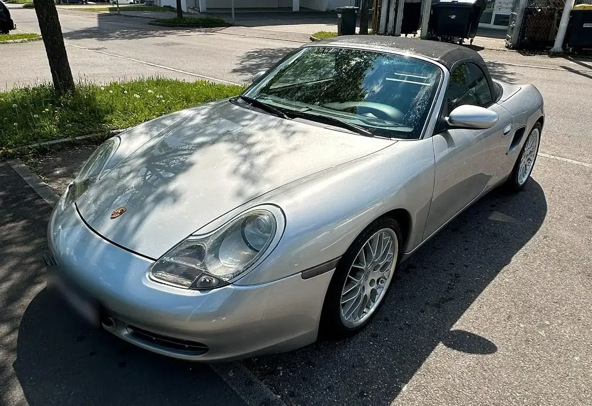 Brugt Porsche Boxster 252 HK (185 kW) 2001 Sølv Cabriolet