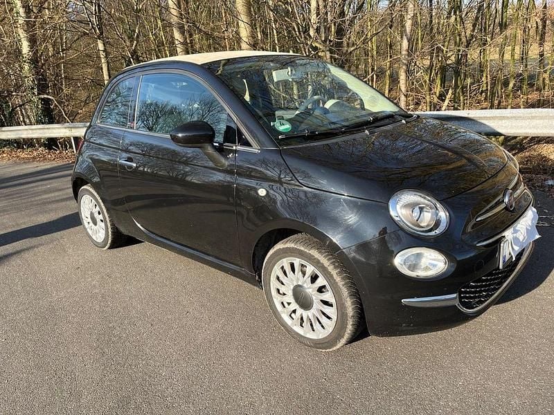 Second-hand Fiat 500C Lounge 69 CP (50 kW) 2017 Negru Cabrio