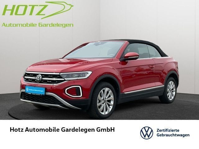 Rot Gebraucht 2024 VW T-Roc Cabriolet Style Cabrio | 28.550 € (Guter Preis) - Bild 1/4