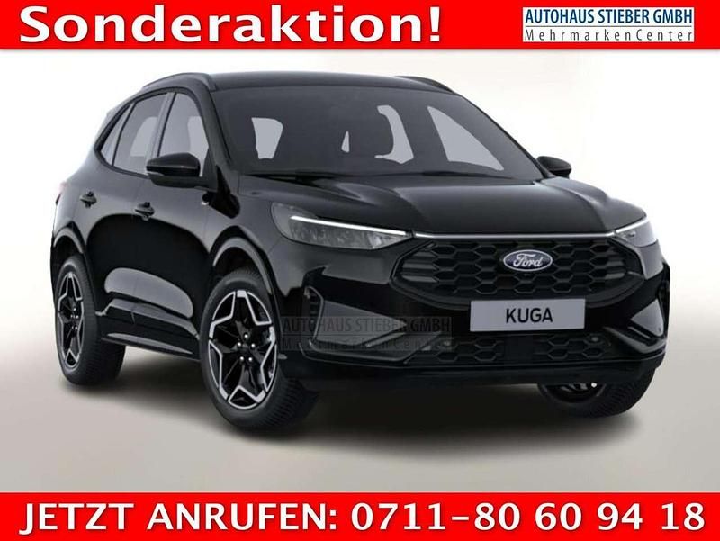 Agate black metallic Neu 2025 Ford Kuga ST-Line SUV | 37.656 € (Guter Preis) - Bild 1/3