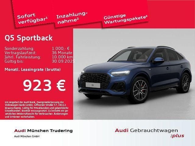 Navarrablau metallic Gebraucht 2024 Audi Q5 Sportback S-Line SUV | 81.012 € - Bild 1/2