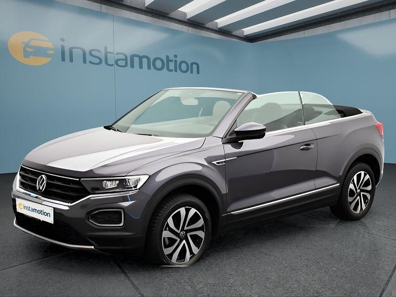 Grau Gebraucht 2021 VW T-Roc Cabriolet Cabrio | 23.449 € (Superpreis) - Bild 1/4