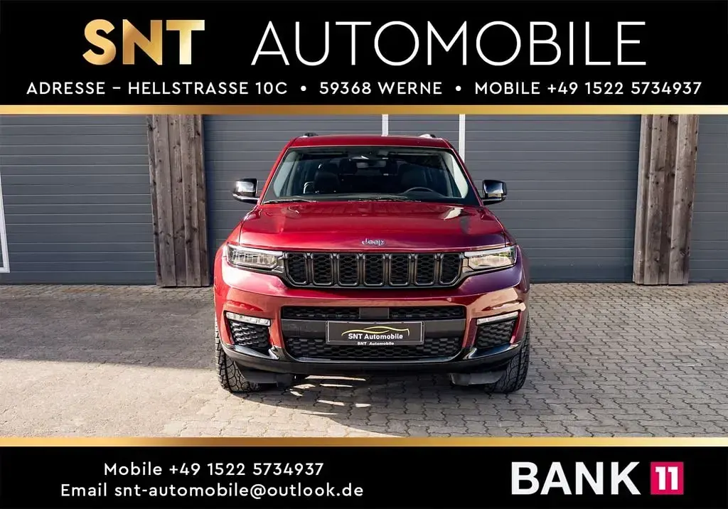 Gebraucht Jeep Grand Cherokee Limited 286 PS (210 kW) 2021 Rot SUV