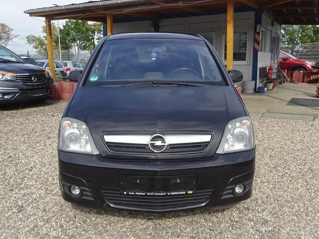 Gebraucht Opel Meriva Innovation 105 PS (77 kW) 2010 Schwarz Van / Kleinbus