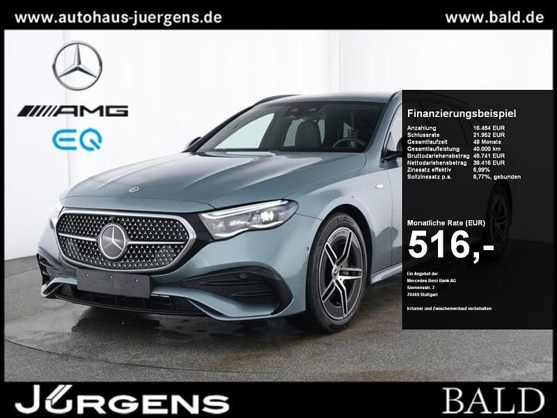 Silber metalliclack verdesilber Gebraucht 2025 Mercedes E300 AMG Kombi | 54.880 € (Guter Preis) - Bild 1/4