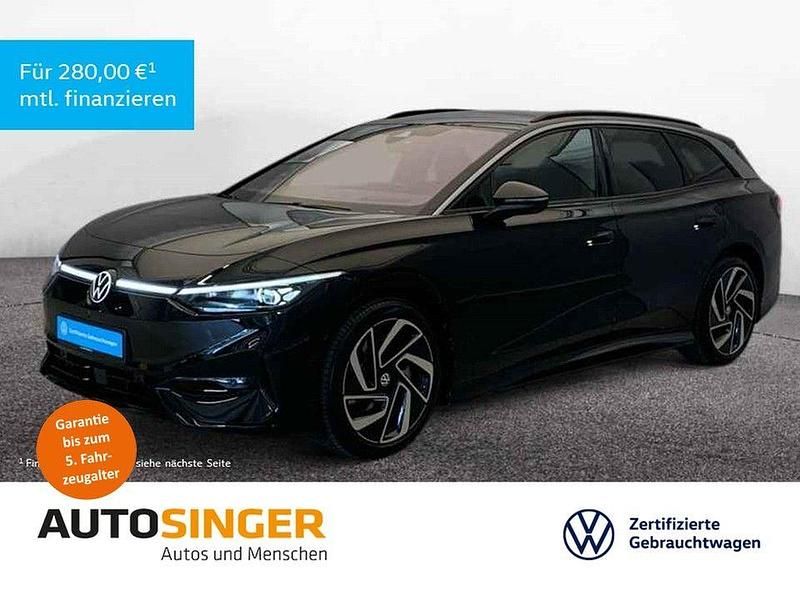 Grenadillschwarz metallic Gebraucht 2024 VW ID.7 Pro Limousine | 47.810 € (Fairer Preis) - Bild 1/3