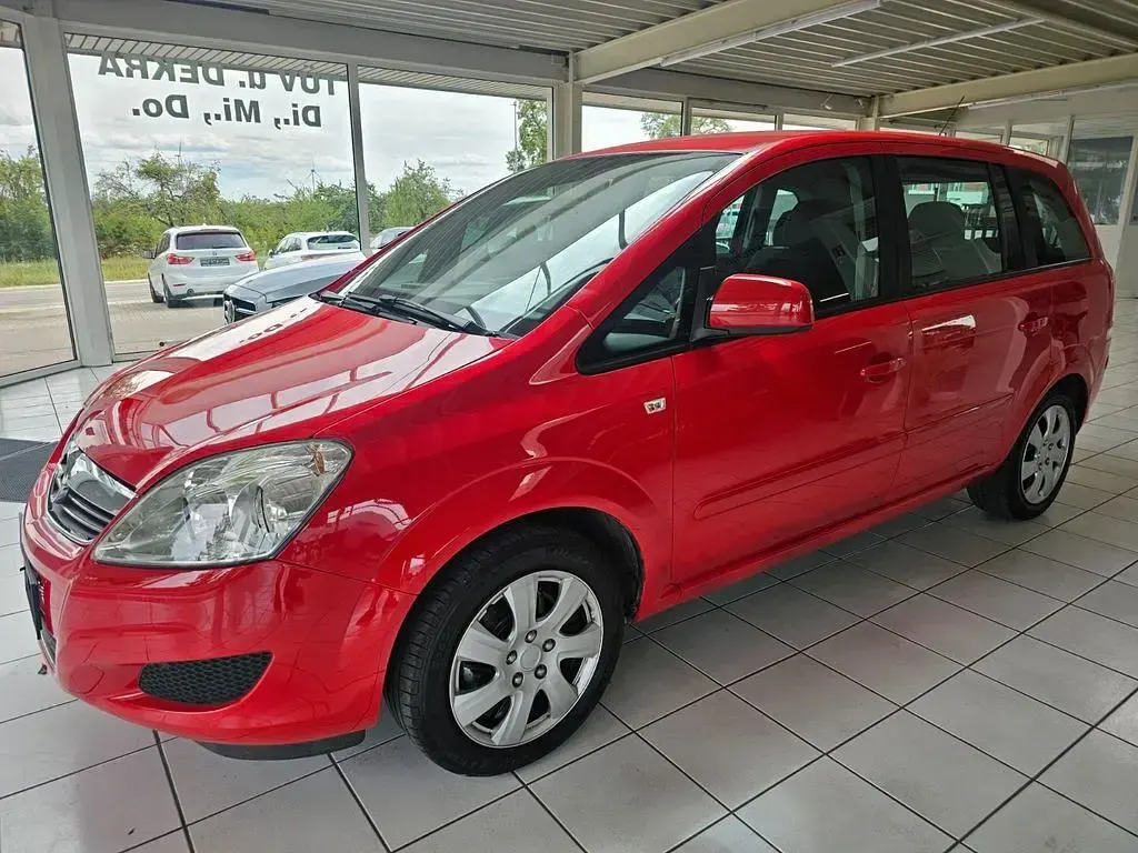 Gebraucht Opel Zafira Edition 140 PS (102 kW) 2009 Rot Van / Kleinbus