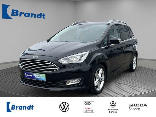 Schwarz Gebraucht 2018 Ford Grand C-Max Titanium Van / Kleinbus | 14.990 € (Etwas zu teuer) - Bild 1/2