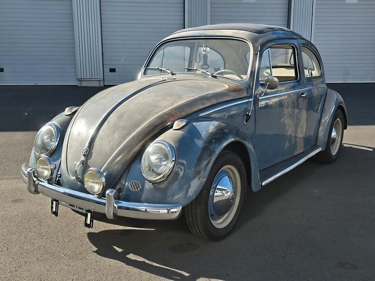 Gebraucht VW Käfer 34 PS (25 kW) 1958 Blau / grundierungsgrau Limousine