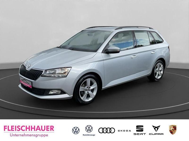 Silber Gebraucht 2021 Skoda Fabia Active Kleinwagen | 13.480 € (Fairer Preis) - Bild 1/4