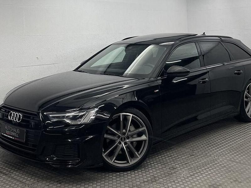 Mythosschwarz Gebraucht 2021 Audi A6 S-Line Kombi | 39.800 € - Bild 1/4