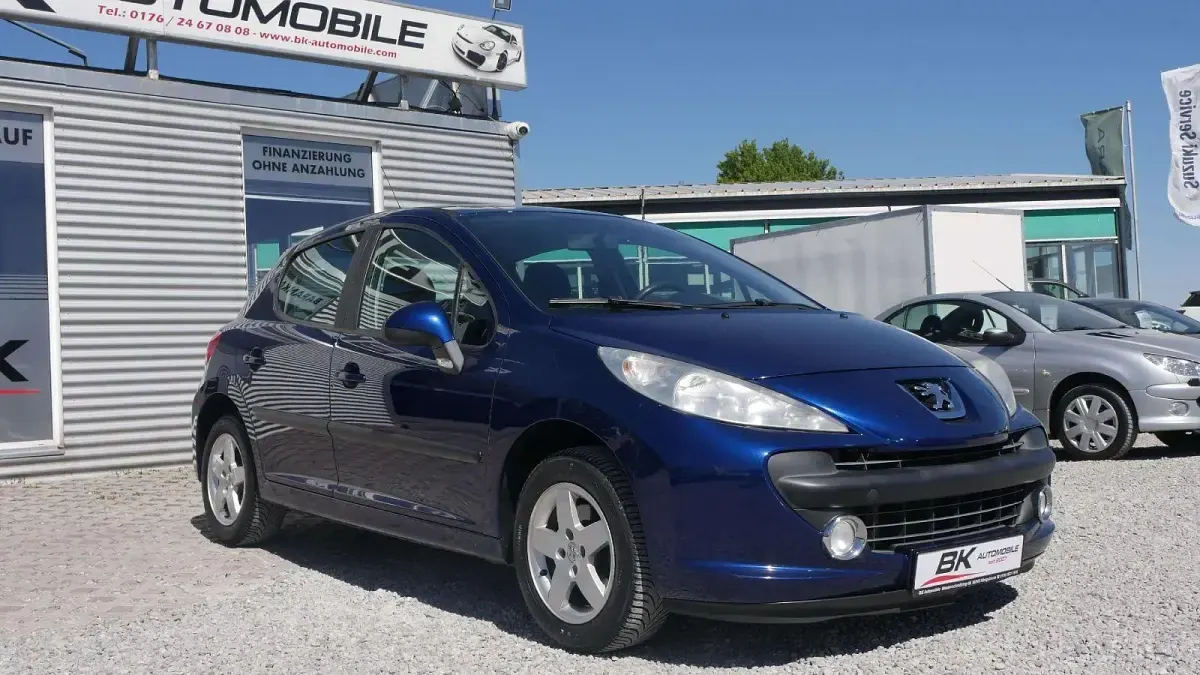 Usata Peugeot 207 95 CV (69 kW) 2009 Blu Utilitaria