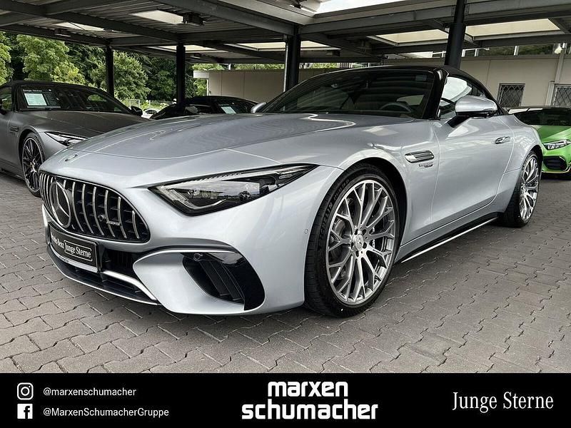 Lack hightechsilber Gebraucht 2023 Mercedes SL63 AMG Premium Plus Cabrio | 139.780 € (Etwas zu teuer) - Bild 1/4
