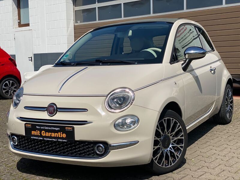 Weiß Gebraucht 2019 Fiat 500C Collezione Cabrio | 11.500 € (Fairer Preis) - Bild 1/4