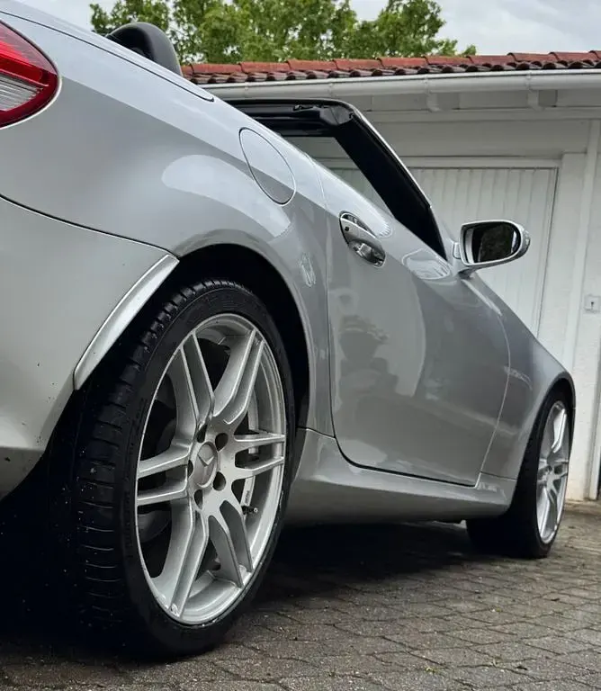 Gebraucht Mercedes SLK350 272 PS (200 kW) 2004 Silber Cabrio