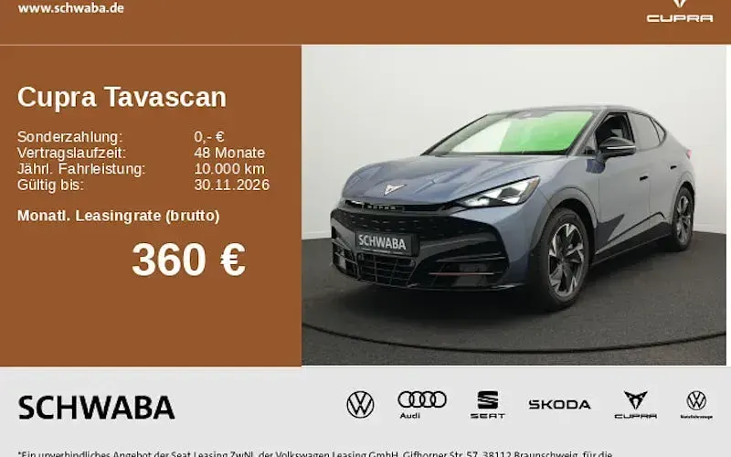 Gebraucht Cupra Tavascan Endurance 210 kW (286 PS) 2025 Blau SUV