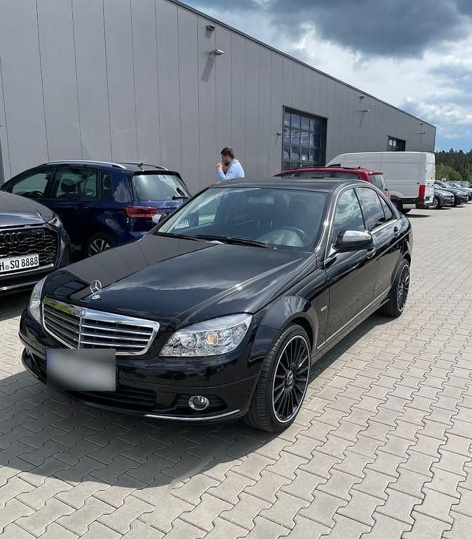 Schwarz Gebraucht 2008 Mercedes C180 Elegance Limousine | 3.500 € (Superpreis) - Bild 1/4