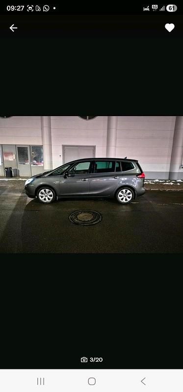 Gebraucht Opel Zafira 165 PS (121 kW) 2012 Grau Van / Kleinbus