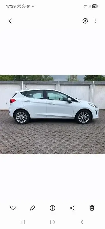 Gebraucht Ford Fiesta Titanium 86 PS (63 kW) 2019 Weiß Kleinwagen