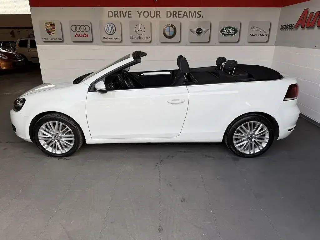 Brugt VW Golf Cabriolet Cup 122 HK (89 kW) 2015 Hvid Cabriolet