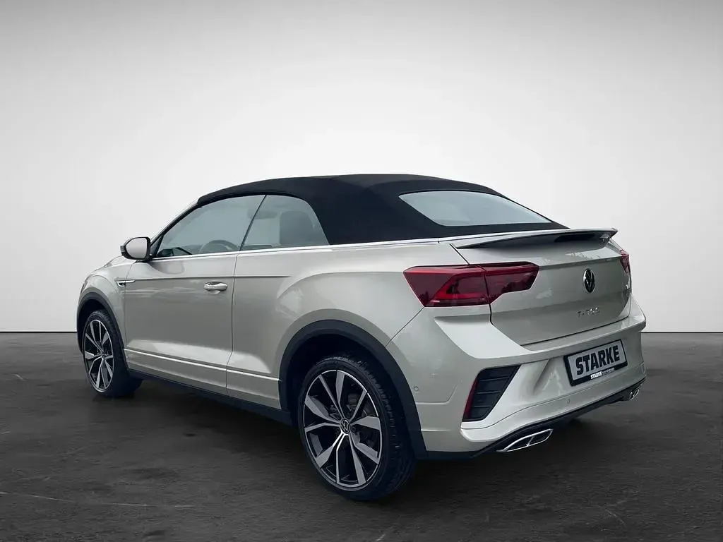Gebraucht VW T-Roc Cabriolet R-line 150 PS (110 kW) 2024 Silber (ivory silver metallic) Cabrio