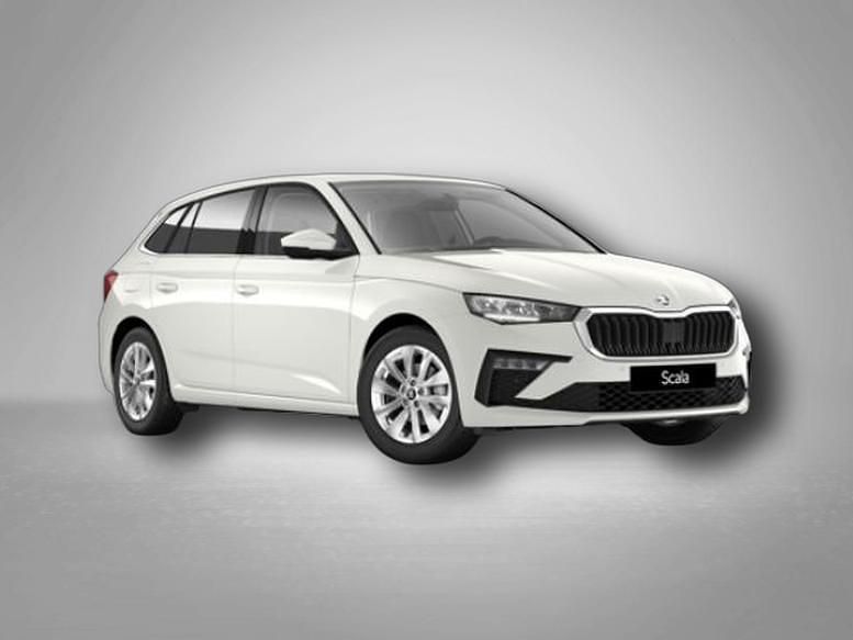 Neu Skoda Scala Selection 116 PS (85 kW) 2025 Moonweiß metallic Kleinwagen