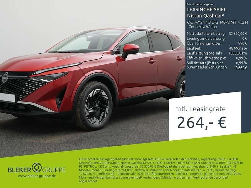 Fuji sunset red blac Neu 2025 Nissan Qashqai N-Connecta SUV | 32.790 € (Etwas zu teuer) - Bild 1/3