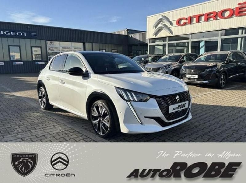 Weiß Gebraucht 2020 Peugeot 208 GT-line Kleinwagen | 15.590 € (Guter Preis) - Bild 1/4