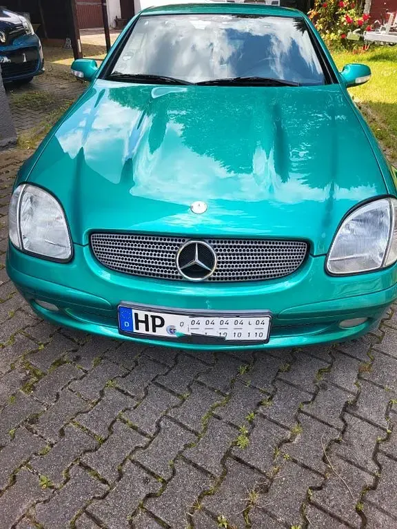 Gebraucht Mercedes SLK200 163 PS (119 kW) 2001 Grün Cabrio