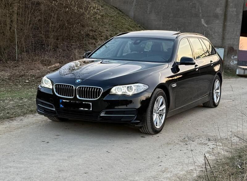 Schwarz Gebraucht 2014 BMW 520 Kombi | 13.800 € - Bild 1/4