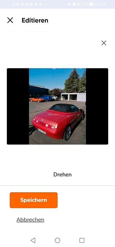 Rot Gebraucht 2024 Alfa Romeo Spider Cabrio | 9.500 € - Bild 1/4