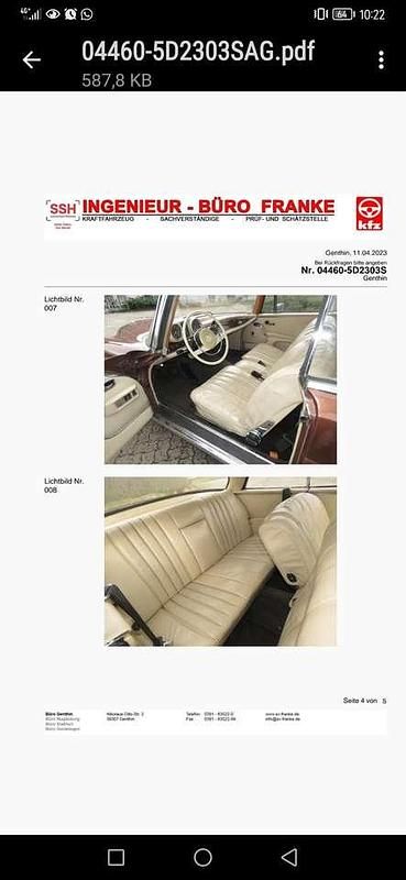 Gebraucht Mercedes 280 160 PS (117 kW) 1968 Braun Coupé