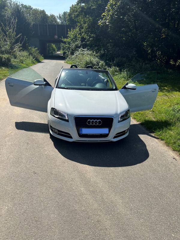 Weiß Gebraucht 2013 Audi A3 Cabriolet Cabrio | 9.999 € (Fairer Preis) - Bild 1/4