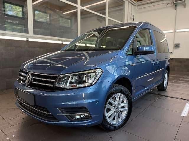 Blau metallic Gebraucht 2016 VW Caddy Highline Van / Kleinbus | 30.100 € - Bild 1/4