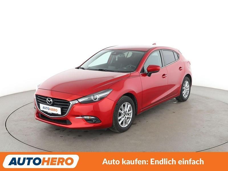 Rot Gebraucht 2017 Mazda 3 Exclusive-Line Limousine | 14.950 € (Fairer Preis) - Bild 1/3