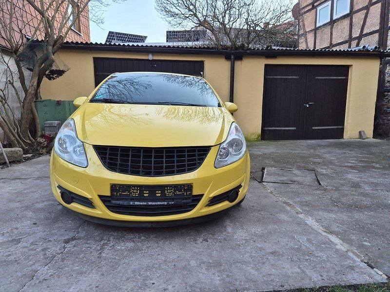 Gebraucht Opel Corsa 80 PS (58 kW) 2008 Gelb Kleinwagen