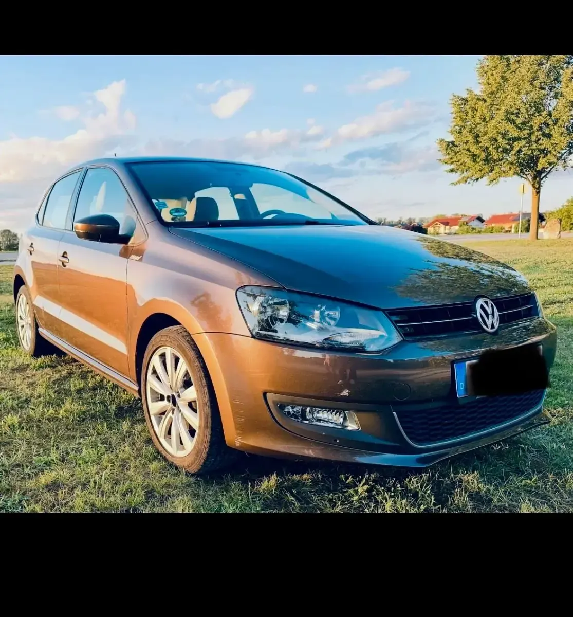 Gebraucht VW Polo Highline 90 PS (66 kW) 2013 Braun Kleinwagen